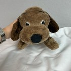 1973 R Dakin 10    Drooper Dog Brown Stuffed Animal Plush Puppy Dog Vintage 70s