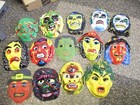 Halloween Mask  1 Item Unused  Big Bad Wolf Brown Red Face Anime China