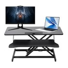 37  Height Adjustable Home Office Computer Desk Converter Stand Up  Desk Riser