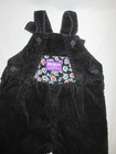Vintage Oshkosh Bgosh Vestbak Overalls  Floral Flowers Cute Size  12m