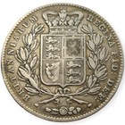 1844 Great Britain Silver Crown Victoria Large Young Head England Coin 6c