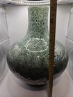 Vintage Large Chinese Styled Ceramic Green Vase