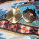 Vintage Style Brass Pocket Compass Nautical Navigation Compass With Hinged Lid 