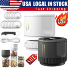 Mason Genie Vacuum Sealer  80kpa Mason Jar Vacuum Sealer Usb Charge Electric New