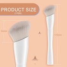 Kabuki Foundation Brush - Angled Makeup Brush For Contouring  Powder  Blending