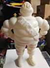 Michelin Man Vintage Plastic Resin Blow Mold Advertisement Tire 12    White Figure