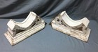 Antique Pair Corbels Wood Victorian Architectural Shabby Vintage Chic 1041-26b