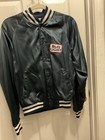 Vintage Anheuser Busch Bud Light Nylon Varsity Jacket Size Medium