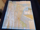 Vtg 1974 Official State Issue Highway Road Map Of Minnesota Very Nice