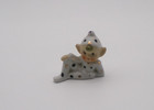 Vintage Polka Dot Christmas Elf Pixie Japan Ceramic In Pajamas Super Cute Rare