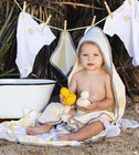 Burts Bees Baby Infant Hooded Towels Little Ducks Organic Cotton  Unisex Bath Es