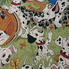 Vintage 101 Dalmatians Disney Twin Size Flat Sheet No Care Tag