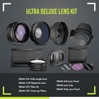 Ultra Deluxe 7pc Lens Kit For Canon Cameras - 58mm Filter Set  Wide Angle   Tele