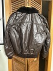 Vintage Cooper G-1 Leather Bomber Flight Jacket Mens Large 44 Brown Made Usa