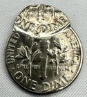 1978 D Roosevelt Dime Error  Double Struck  Very Good Condition 