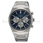 Seiko Men s Watch Chronograph Quartz Blue Dial Stainless Steel Bracelet Ssb453