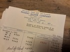 1973 Knights Of Pythias North Stratford Nh Nugent Motor Co  Furnace Oil Reciepts