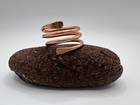 Handmade Pure Copper Spiral Ring Adjustable Coil Design For Pain Relief   Style