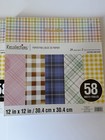 Recollections Plaids Paper Pad 12x12 58 Sheets New Sealed