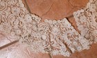 Antique 1800 s Duchess Lace Collar Ivory Venetian Guipure Museum De-acquisition