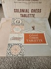 Vintage Pacific Game Company Colonial Chess Set With Original Boxes Usa Made 