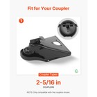 Trailer Coupler Lock Fits 2-5 16 Inches Couplers Heavy Duty Tow Hitch Lock