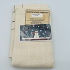 Morton House Primitives Snowman Rug Hooking Pattern Monks Cloth 20x36 Over Door