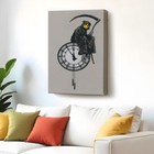 Banksy - Grin Reaper  Large Wall Art  Poster Street Canvas Print  Housewarming