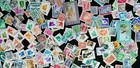 500 All Different  Asia Stamps Collection Used