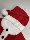 New Santa Sweater And Hat Baby Christmas Holiday Winter Cardigan Size 0-6 Months
