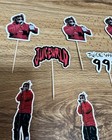 Juice Wrld Red Themed 999 Cup Cake Toppers