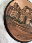 Vintage Copper Plate Libya  Ancient Roman Theater Of Sabratha  Souvenir 5 5 