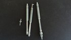 Vintage Lot Of 3 Cleveland Dental Clev-dent Drill Hand Pieces  With Fittings