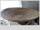 Huge Apache Basket 23  Coiled Willow Jicarilla Bowl Tray Vintage