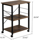 Baker   s Rack 3-tier Kitchen Utility Storage Shelf utility Microwave Oven Stand S