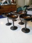 12 Mcm El De Uberti Italy Crown Silverplate Champagne Dessert Goblets 4 5 