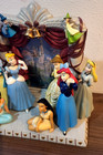 Vintage 3d Disney Princess Group Picture Photo Frame Parks Rare Collectible 90s