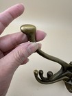 Three Arm Swivel Coat Hook In Vintage Brass Coat Hook