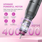Electric Nail Drill Professional  Portable Nail File For Acrylic Gel Nails  Cor