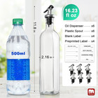 Olive Oil Dispenser Bottle  6 Pack Oil Dispensers Bottles For Kitchen  Cooking V