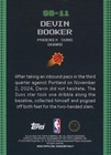 2025 Topps Devin Booker  ss-11 Scan   Slam  5 5 Suns Legend Ssp Bookend