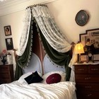 Middle Ancient Style Girl Bed Curtain Princess Bed Canopy For Girls Decorative 