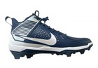 Nike Force Savage Pro 3 Mid Football Cleats Men   s 14 Navy Blue White Da5453-400