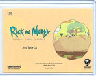 2018 Cryptozoic Rick And Morty Season 1 Rare Ass World Chase Ss9 Exclusive Ssp