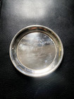 Silver 800 Souvenir Bowl Plate Marked And Dated 17 1 1935 - 17 1 1978
