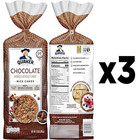 Quaker Large Rice Cakes  Chocolate  7 23 Oz Bags   3 Pack   Gluten Free  Whole G