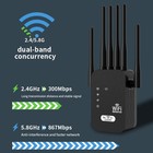5g Internet Wifi Extender Wireless Amplifier Router Signal Booster 1200mbps