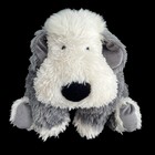 Jellycat Sheep Dog Large Truffles Chaucer Plush Pillow Animal Gray white W tags
