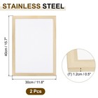 2 Pcs Paper Making Screen Wooden Paper Making Mould 15 7x11 8 Inch
