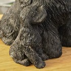 Black Sandicast Cocker Spaniel And Puppy